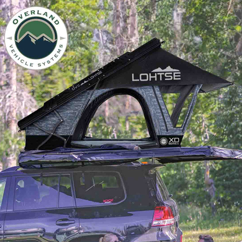 snelle opzet tent OVS XD Lohtse Clamshell Aluminum Hard Shell Roof Top Tent