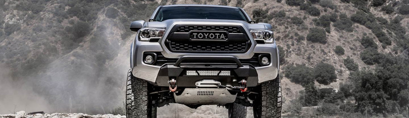 BODY ARMOR 4X4 2016-2023 TOYOTA TACOMA HILINE BUMPER HIGH CLEARANCE SIDE  WINGS