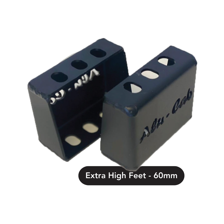Alu-Cab HD Load Bar Feet – Set of 4 Mounting Feet Only | Cap-it®