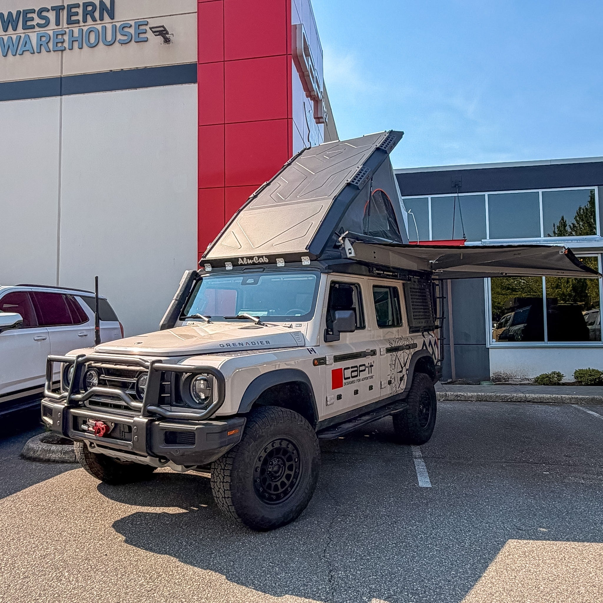 INEOS Grenadier with Alu-Cab Silenus Roof Conversion