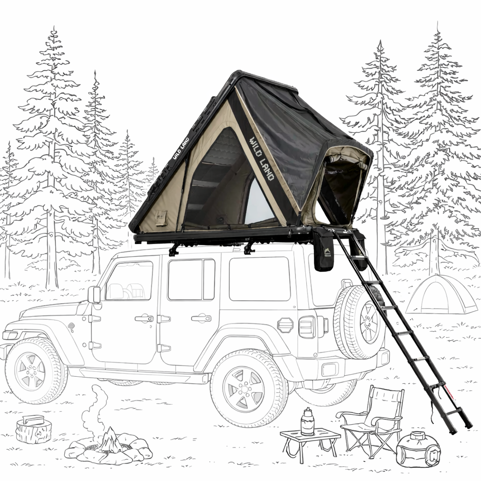 wildlands tent Wild Land Litestri 130 Roof Top – Lightweight RTT Farbe:multicolor Category:Rennrad_Liv Grit Clipless Mountain Bike Pedals