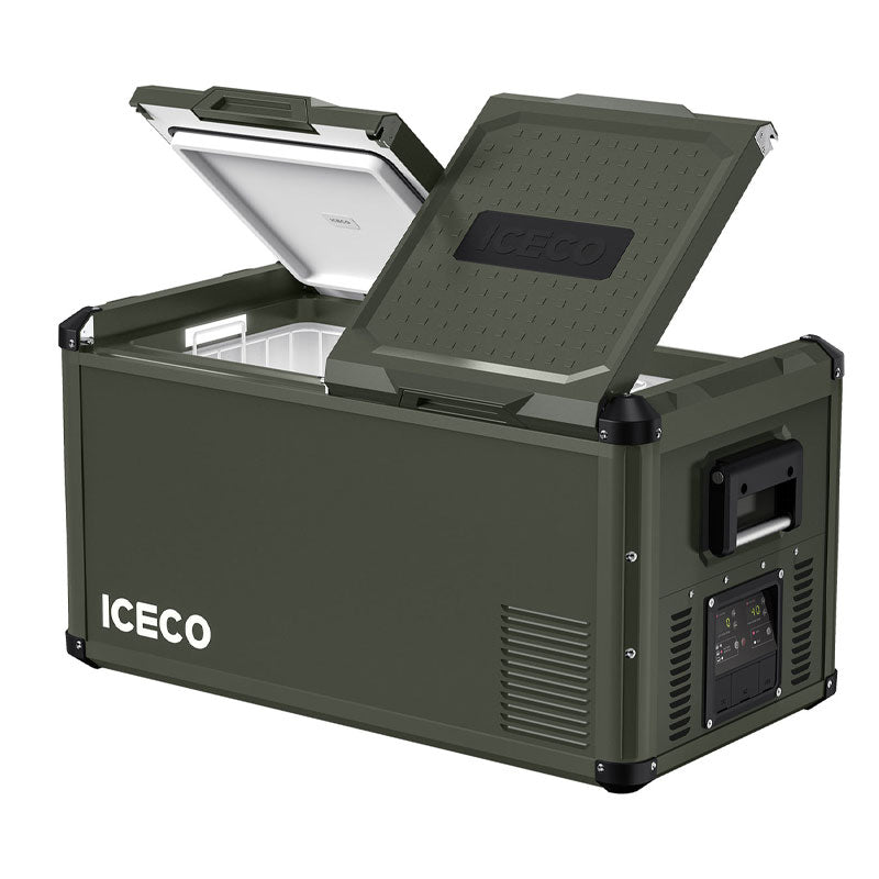 ICECO 79.2QT VL75ProD 12V Heavy Duty Metal Fridge Freezer