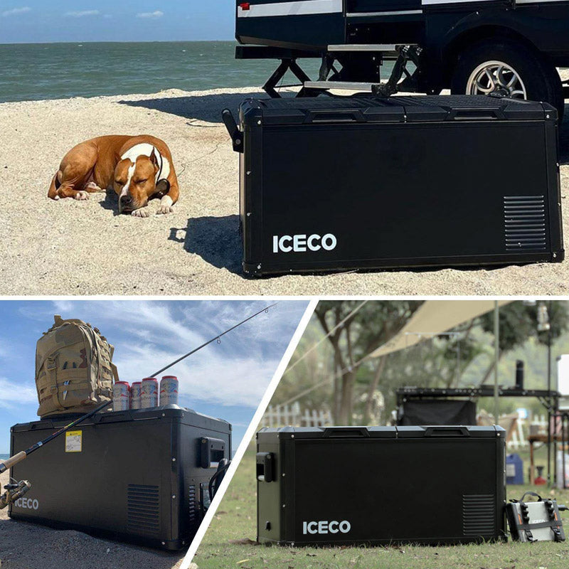 ICECO VL90ProD Dual Zone Portable Fridge Freezer – 90L
