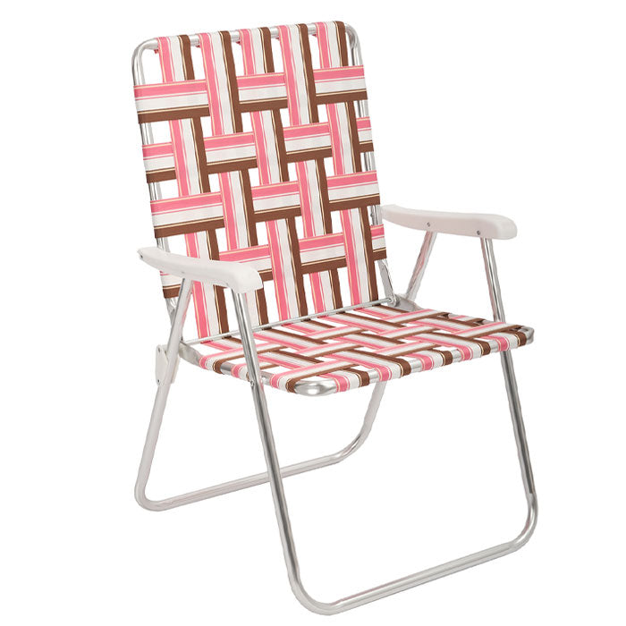 KUMA Backtrack Chair in Neapolitan brown vanilla and pink