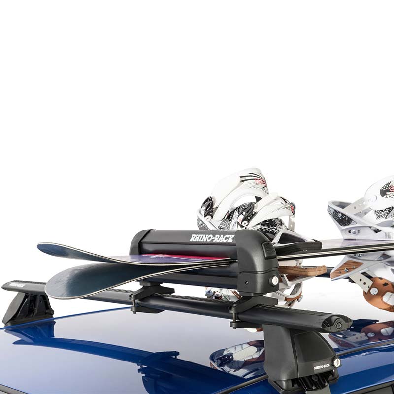 Rhino Rack Snow Rack Rhino-Rack Ski & Snowboard Carriers, holds up to 6 Skis or 4 Snowboards