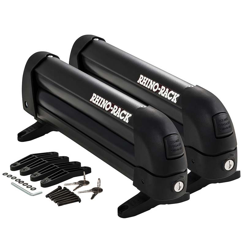 Rhino Rack Snow Rack Rhino-Rack Ski & Snowboard Carriers, holds up to 6 Skis or 4 Snowboards