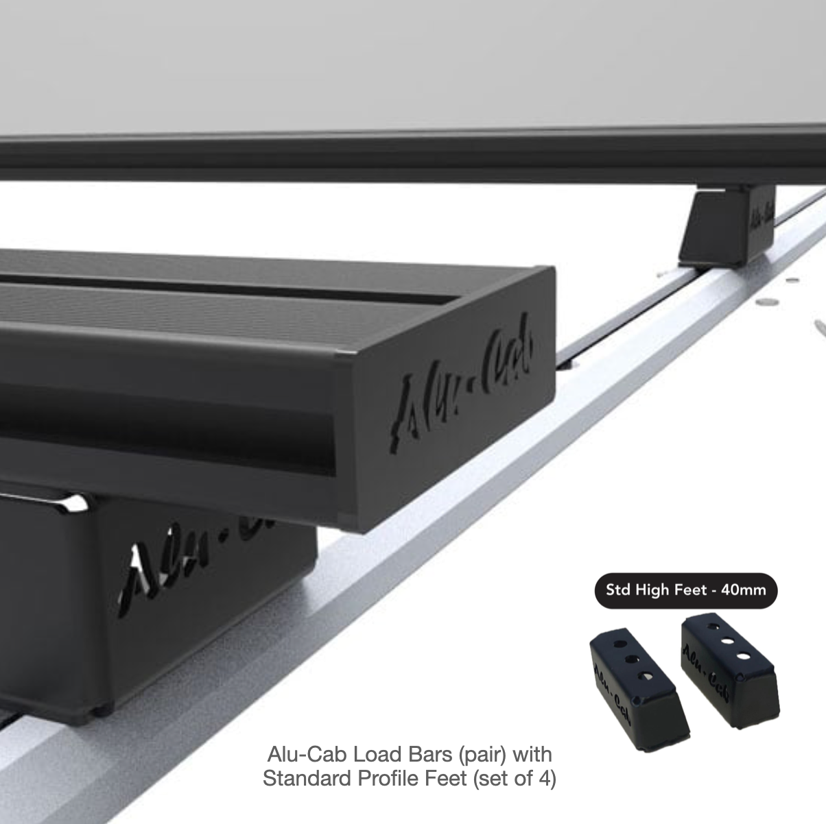 Alu-Cab Load Bar Kit V2 – Includes Bars & Feet | Cap-it®