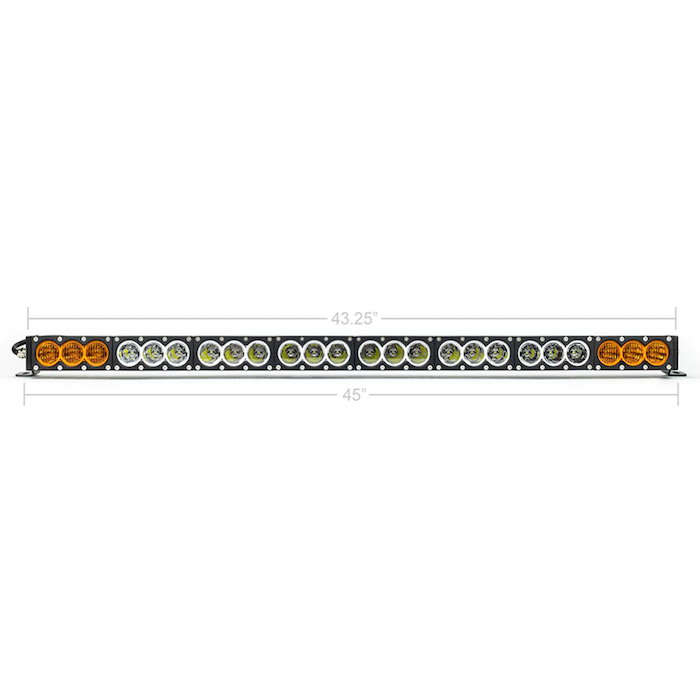 43 Amber/White Dual Function LED Bar