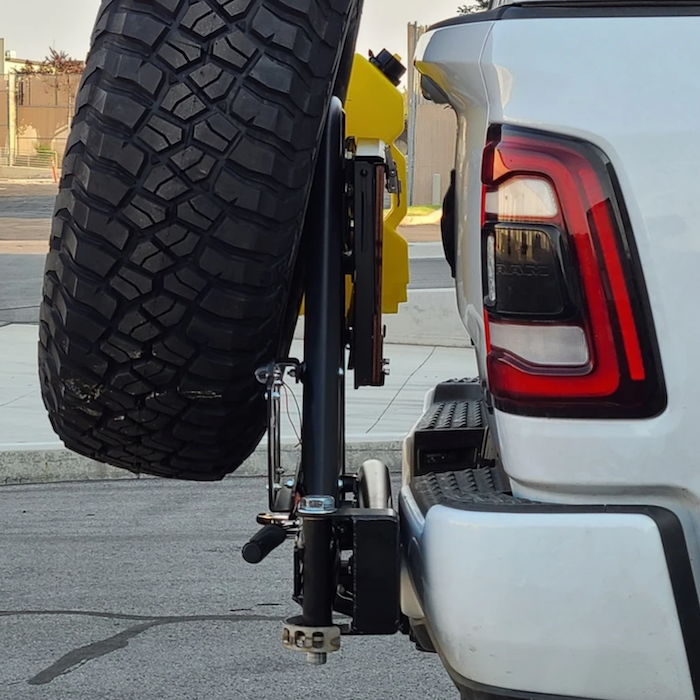 Trail Swing HD Hitch Mounted Spare Tire Carrier