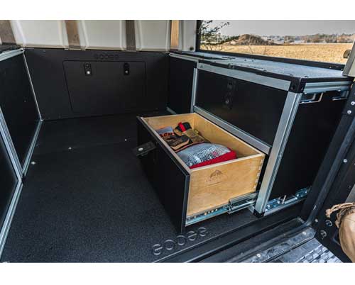 Goose Gear | Alu-Cab Canopy 2.0 Double Drawer Module Jeep Gladiator